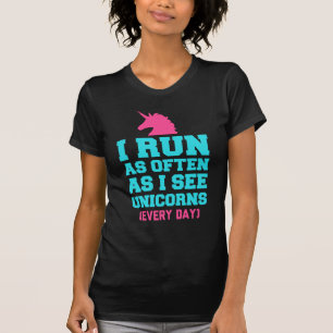Jag Springa så ofta som jag har sett universitet Tee Shirt