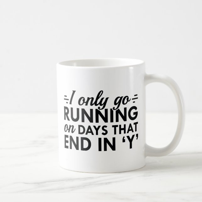 Jag Springer Bara Kaffemugg (Höger)