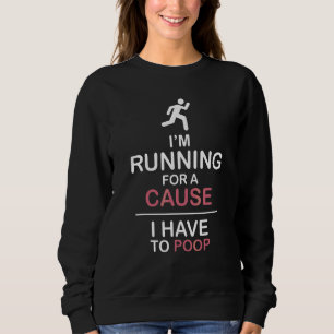 Jag springer för att jag måste poppa på Sarca. T Shirt