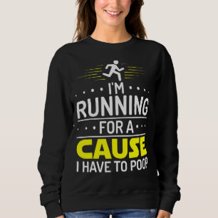 Jag springer för att jag måste sluta springa t shirt