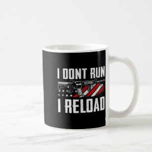 Jag springer inte jag laddar om USA-flagga Pro-vap Kaffemugg