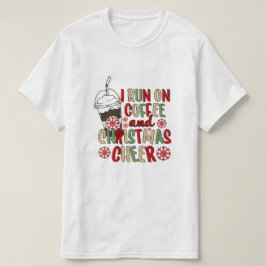 Jag springer på kaffe och julstämning t shirt