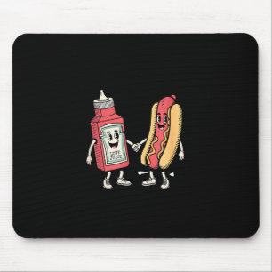 Jag sprutar på saftiga Wieners Hot Dog Rolig Skämt Musmatta