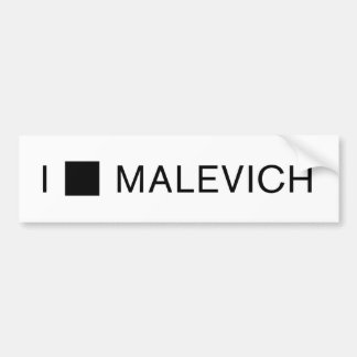 Jag [SQUARE] MALEVICH Bildekal