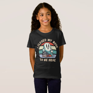 Jag stängde bok för att vara här t shirt