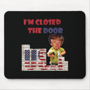 Jag stängde dörren, Teckning i Trump Gräns Musmatta