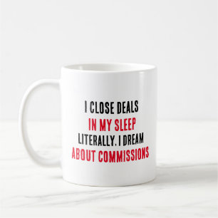 Jag stänger affärer i sömnen... bokstavligen, jag kaffemugg