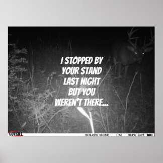 Jag stannade vid din poster