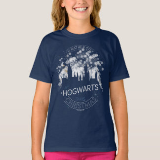 Jag stannar hellre hos HOGWARTS™ Magic Ljus Art T Shirt