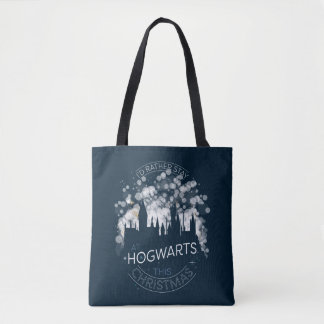 Jag stannar hellre på HGWARTS™ Magic Ljus Art Tygkasse