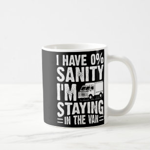 Jag stannar i skåpbilen Phasmophobia Gamer Man Kvi Kaffemugg