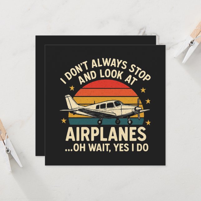 Jag Stannar Inte Alltid Och Tittar På Flygplan (Fram/Back In Situ)