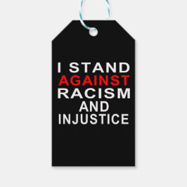 JAG STÅR EMOT vitboken RASISM OCH SKADA Presentetikett