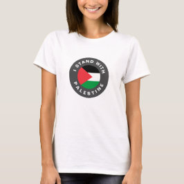 Jag står för anpassningsbarna om Palestina T Shirt