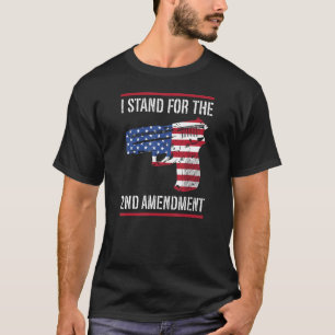 Jag står för det andra ändringsförslaget, Patrioti T Shirt