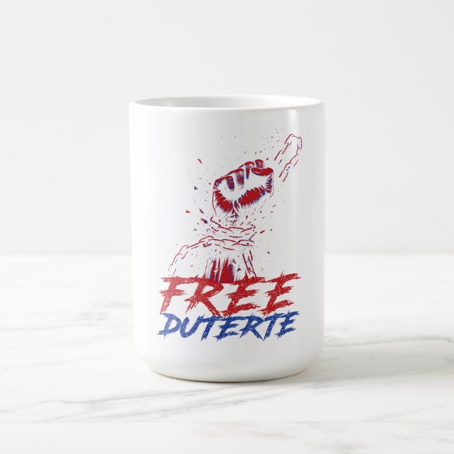 Jag står för Duterte Free DU30 Free Duterte Kaffemugg (Center)