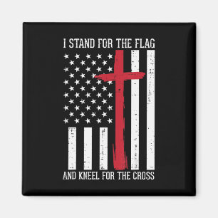 Jag står för Flagga Kneel för minnesdagen i Kor Magnet