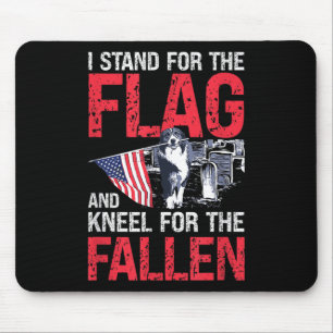 Jag står för Flagga och Kneel för fallet Musmatta