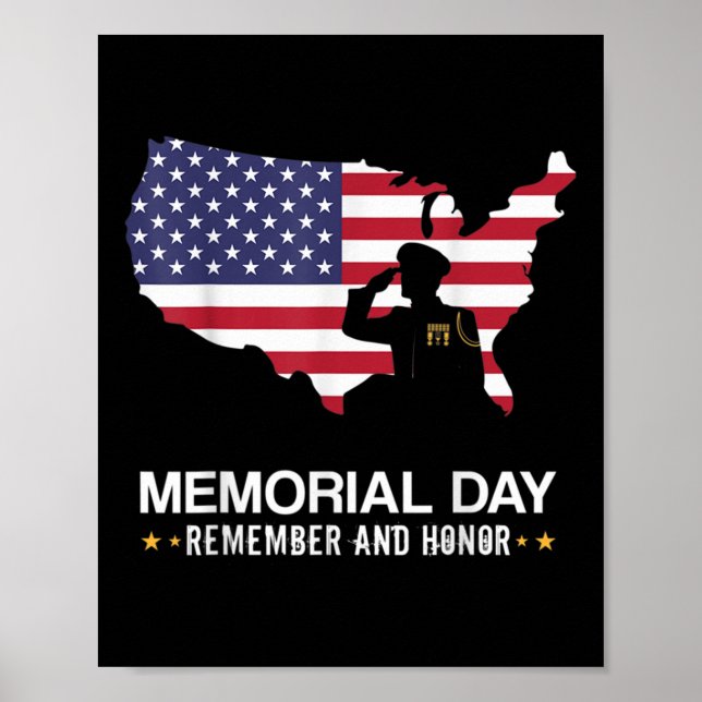 Jag Står För Flaggan Knäböjer För De Fallna Poster (Framsidan)