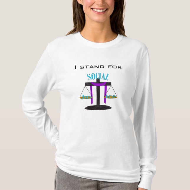Jag står för (kor balanserar T), T-shirt (Framsida)