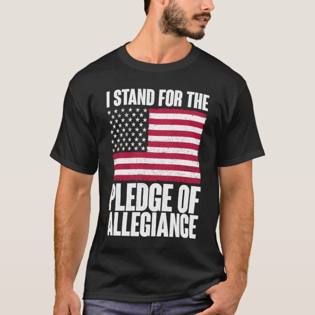Jag står för lojalitetsplikten - USA T Shirt (Framsida)
