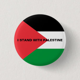Jag står för Palestinas anpassningsbar flagga Knapp