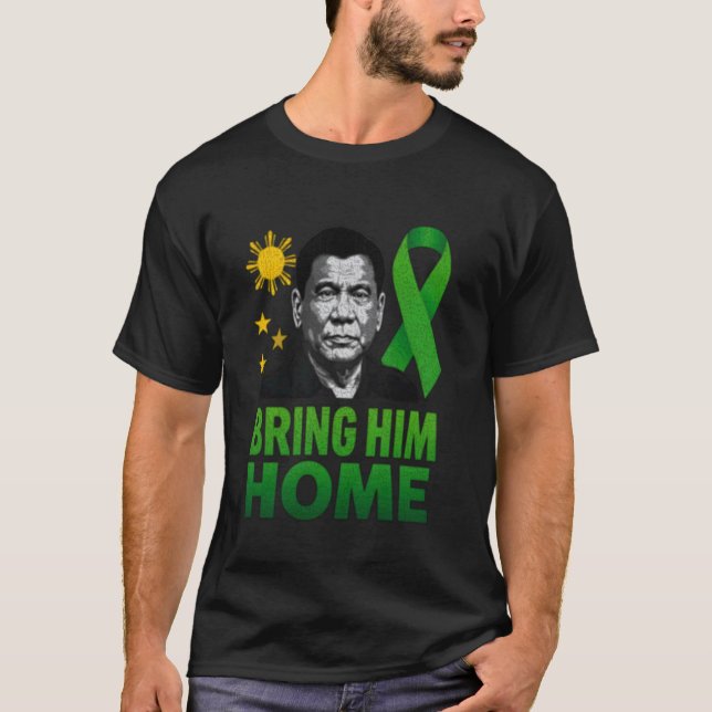 Jag står för PRRD Pappa Digong Duterte T Shirt (Framsida)