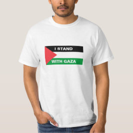 Jag står för texten om anpassningsbarna i Gaza Pal T Shirt