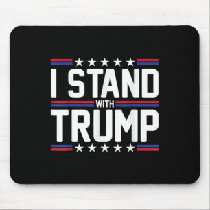 Jag står för Trump American Flagga USA Trump Suppo Musmatta