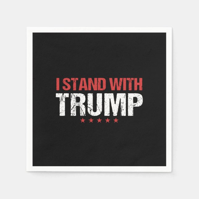 Jag står för Trump Pappersservett (Framsidan)