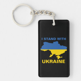 Jag står för Ukraina och Flagga och Karta