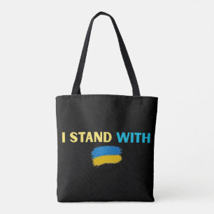 Jag står för Ukraina - Support & Solidarity Design Tygkasse