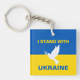 Jag står för Ukrainas Flagga Dove Peace