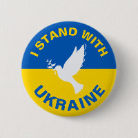 Jag står för Ukrainas Flagga Dove Peace