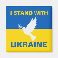 Jag står för Ukrainas Flagga Dove Peace