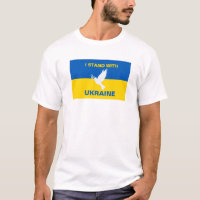 Jag står för Ukrainas Flagga Dove Peace