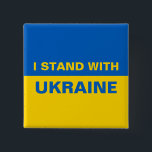 Jag står för Ukrainas Flagga Knapp<br><div class="desc">Jag står för Ukrainas Flagga</div>