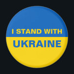 Jag står för Ukrainas Flagga Magnet<br><div class="desc">Jag står för Ukrainas Flagga</div>