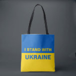 Jag står för Ukrainas Flagga Tygkasse<br><div class="desc">Jag står för Ukrainas Flagga</div>