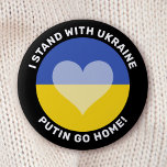 Jag står för Ukrainas knapp mot krig<br><div class="desc">Jag står med Ukrainas knapp mot krig. Anpassadet text överst och grund.</div>