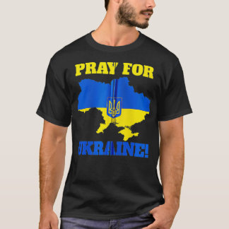 Jag står för Ukrainas kvinnor Manar Kids Ukrainska T Shirt