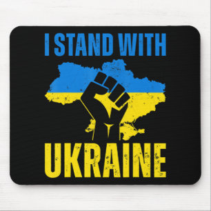 Jag står för Ukrainas Stiga upp Fistiska Peac-Flag Musmatta