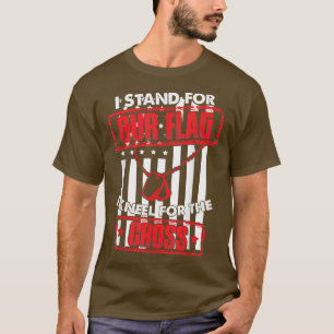 Jag står för vår Flagga Christian Veteran T-Shirt