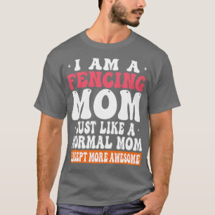 Jag står inför Mamma precis som Normal Mamma utom T Shirt