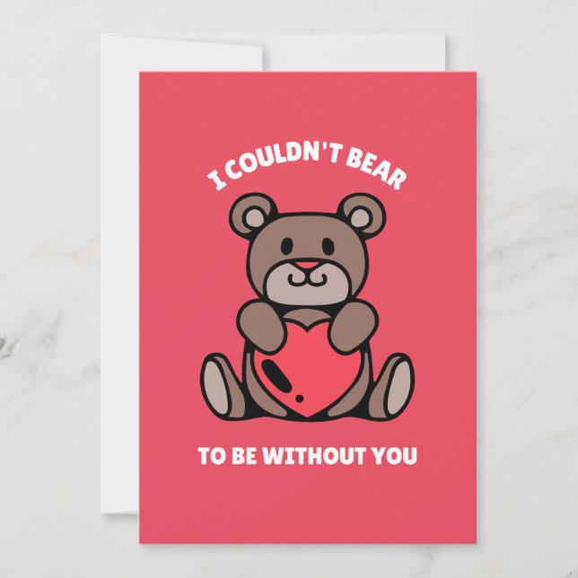 Jag Står Inte Ut Utan Dig Kort (Framsida)