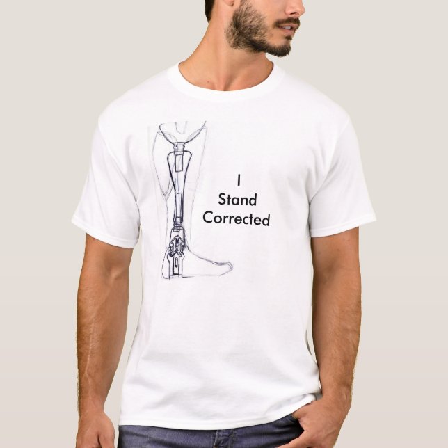 Jag står korrigerat tee shirt (Framsida)