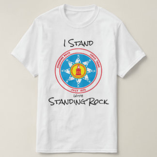 Jag står med anseendesten tee shirt