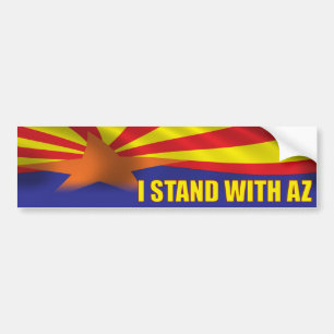 Jag står med Arizona - service Arizona Bildekal