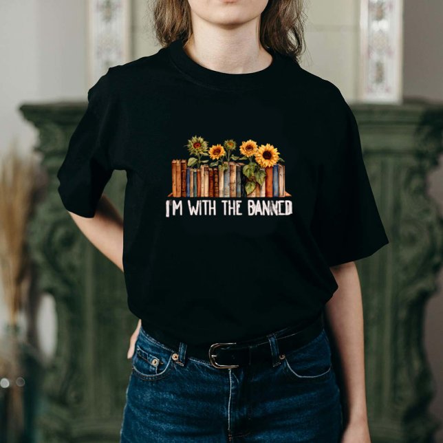 Jag Står Med De Förbjudna T-shirt | Förbjudna Böck (Skapare uppladdad)