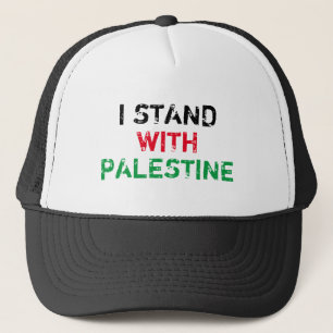 Jag står med den svarta röda grönten i Palestina Keps